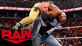 Brock Lesnar returns to unleash a brutal attack on Bobby Lashley: Raw, Oct. 10, 2022