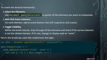 How to Target All Elements in a List Except the Clicked One Using Vanilla JavaScript