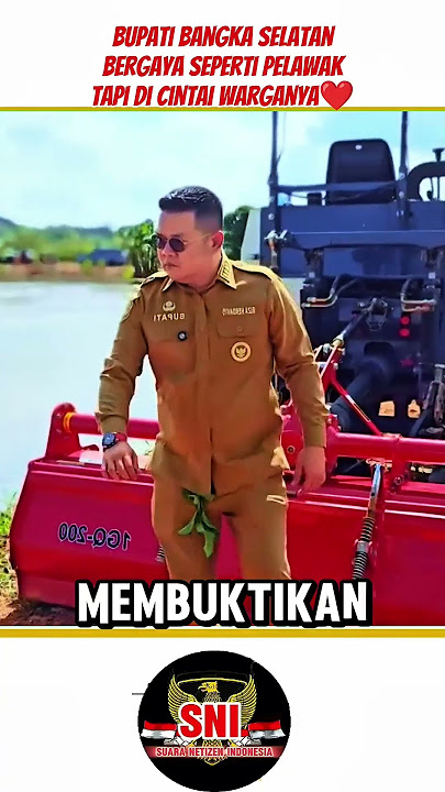 INILAH SOSOK BUPATI LUCU TAPI DI CINTAI WARGANYA #shorts
