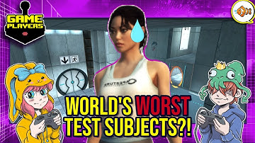 I Played PORTAL for the FIRST TIME! (Part 1) | Portal Gameplay with Squidking and Pinkyboo