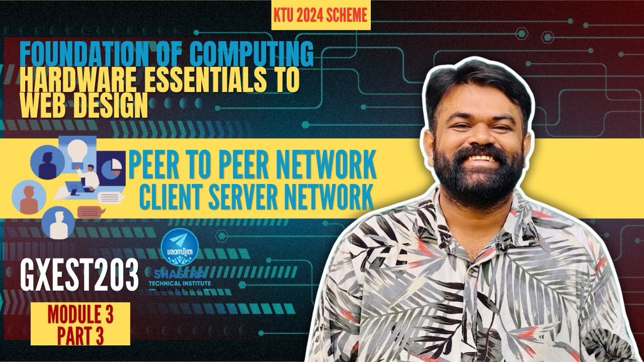 Peer to Peer Network | Client Server Network | FOC | GCEST203 | - YouTube
