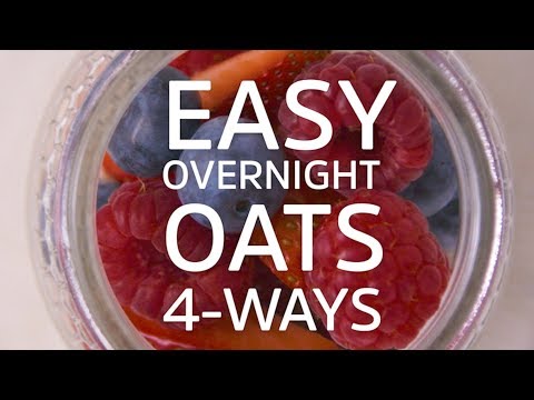 Overnight Oats 4 Ways