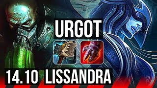 URGOT vs LISSANDRA (TOP) | 8 solo kills, 800+ games | EUW Master | 14.10