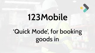 123mobile - 'Quick mode' for booking goods in