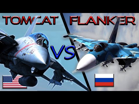 Su-33 Flanker D vs 2x F-14 Tomcat | DOGFIGHT | Digital Combat Simulator | DCS |