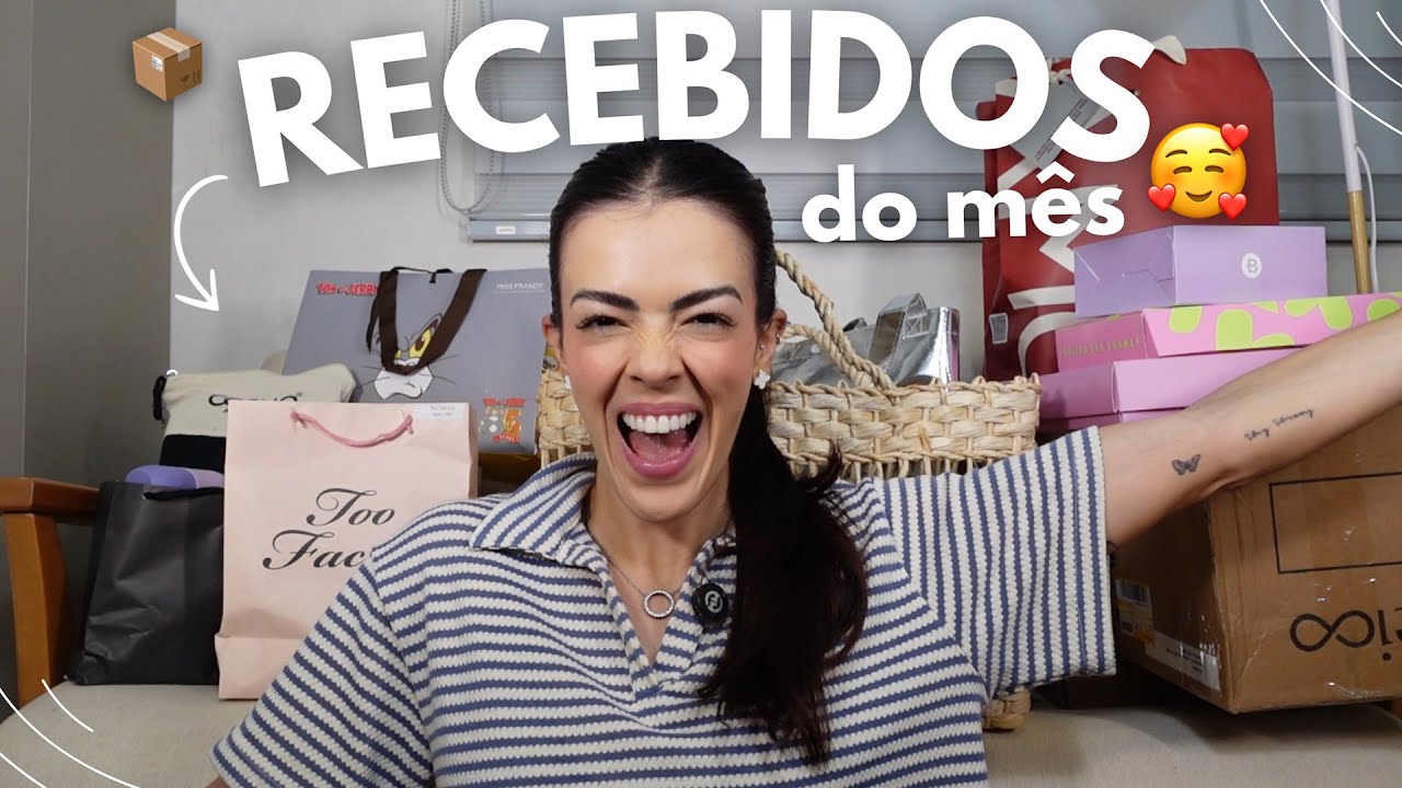 RECEBIDOS DO MÊS | Muitas novidades de beleza, skin care, autocuidado 