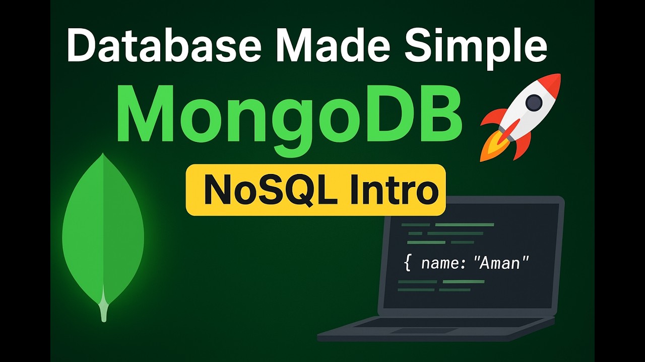 MongoDB Explained in 1 Hour | NoSQL Database for Beginners 🚀 - YouTube