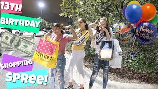 HUGE 13TH BIRTHDAY SHOPPING SPREE WITH MY BEST FRIENDS! screenshot 3