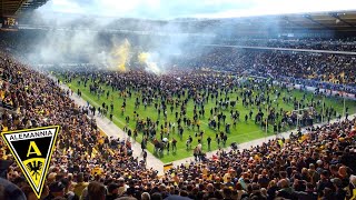 Alemannia Aachen feiern Aufstieg zum Liga 3 | Alemannia Aachen vs Bocholt (27/4/2024) Glückwunsch