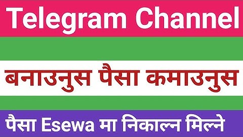 How to Create Telegran Channel | Telegram Channel Kasari Banaune