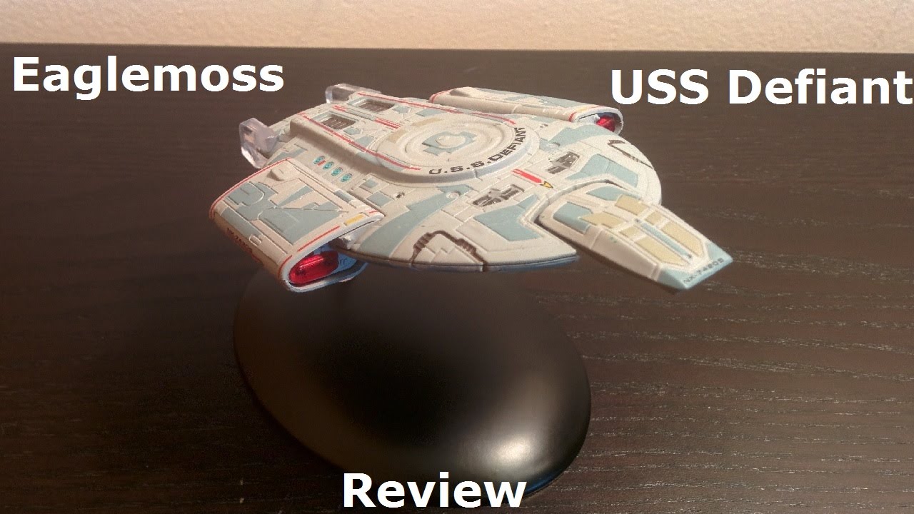 Eaglemoss USS Defiant Review - YouTube