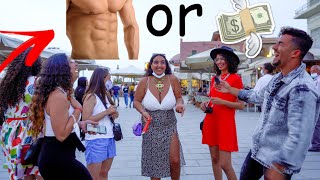 شو بحبو أكتر المصاري أو عضلات المعدة💰😮Six pack vs money