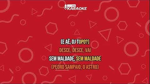 Karaoke PEDRIN - Pedro Sampaio ft. DJ Topo | Original Key (Cover with Backing Vocals)