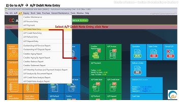 AutoCount V2 - Is Debit Credit Journal