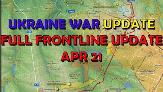 Ukraine War Update (20230421): Full Frontline Update
