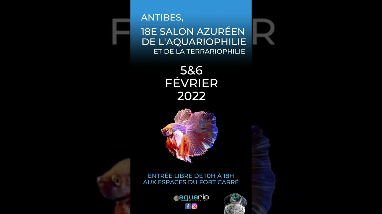 18ème Salon de l'Aquariophilie et de la terrariophilie