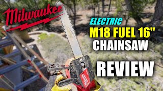 Milwaukee M18 Electric Chainsaw Review - Cordless & Brushless Convenience but Can it Handle it??!