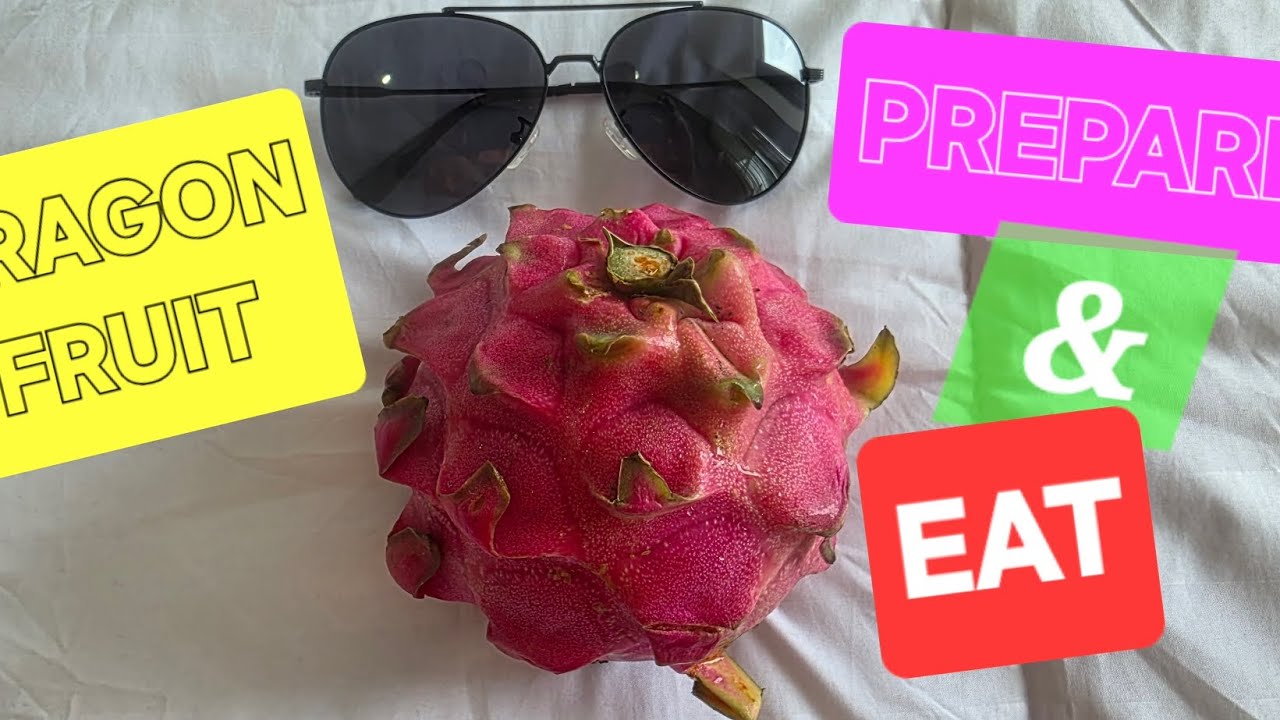 How to prepare and eat red Dragonfruit!  