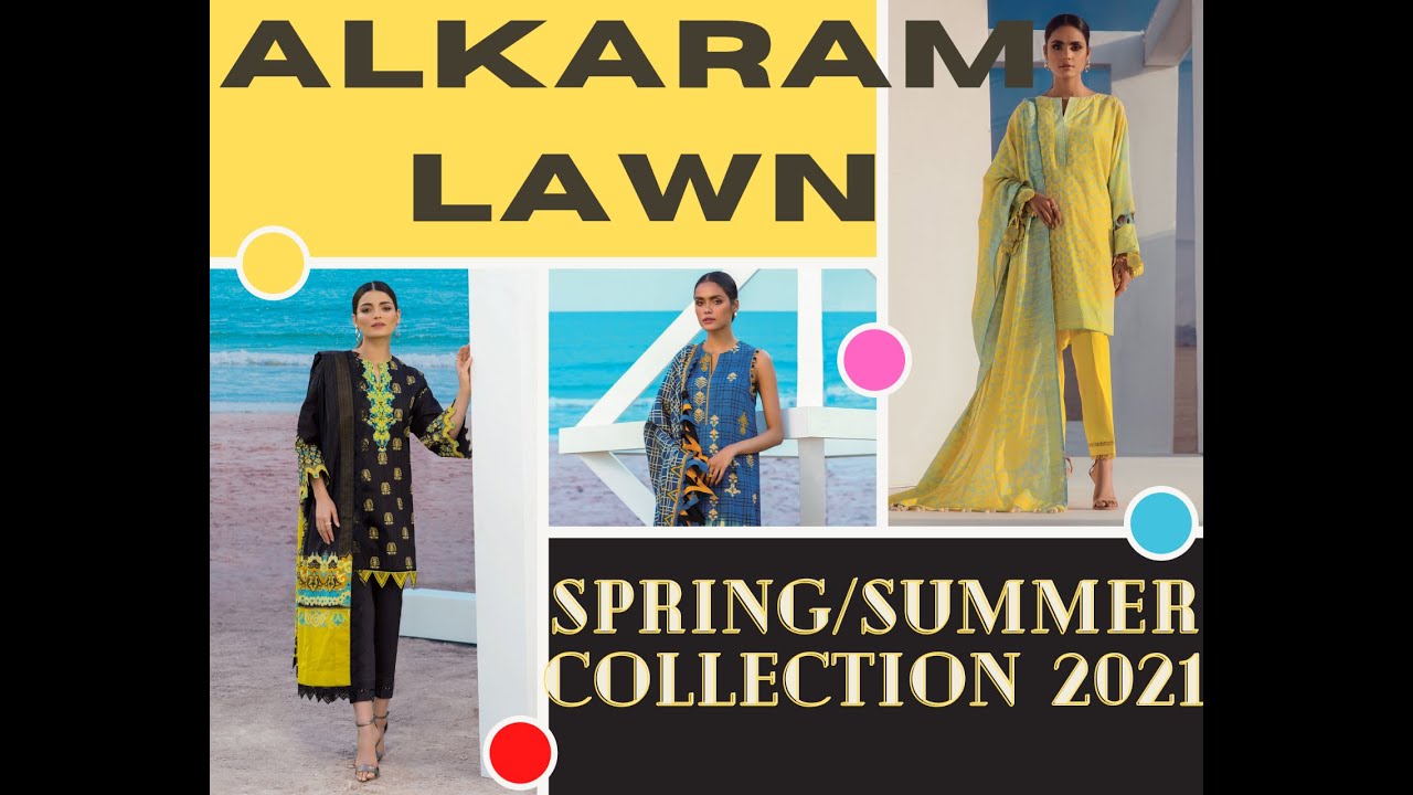 Alkaram lawn 2021...summer spring collection...design trends...trending designs...trending styles...