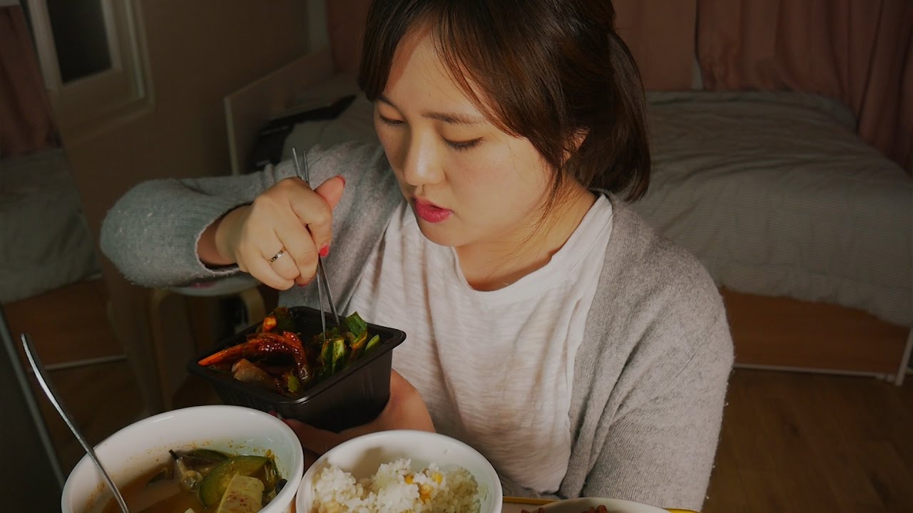 사운드 호불호 주의｜내가 만든것 하나 없는 집밥이팅｜빠른이팅｜HU 한국어 ASMR