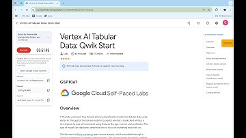 [2025] Vertex AI Tabular Data: Qwik Start | #qwiklabs | #GSP1067 | [With Explanation🗣️]