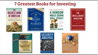 THE 7 GREATEST BOOKS FOR INVESTING AND MONEY (RANKED!)