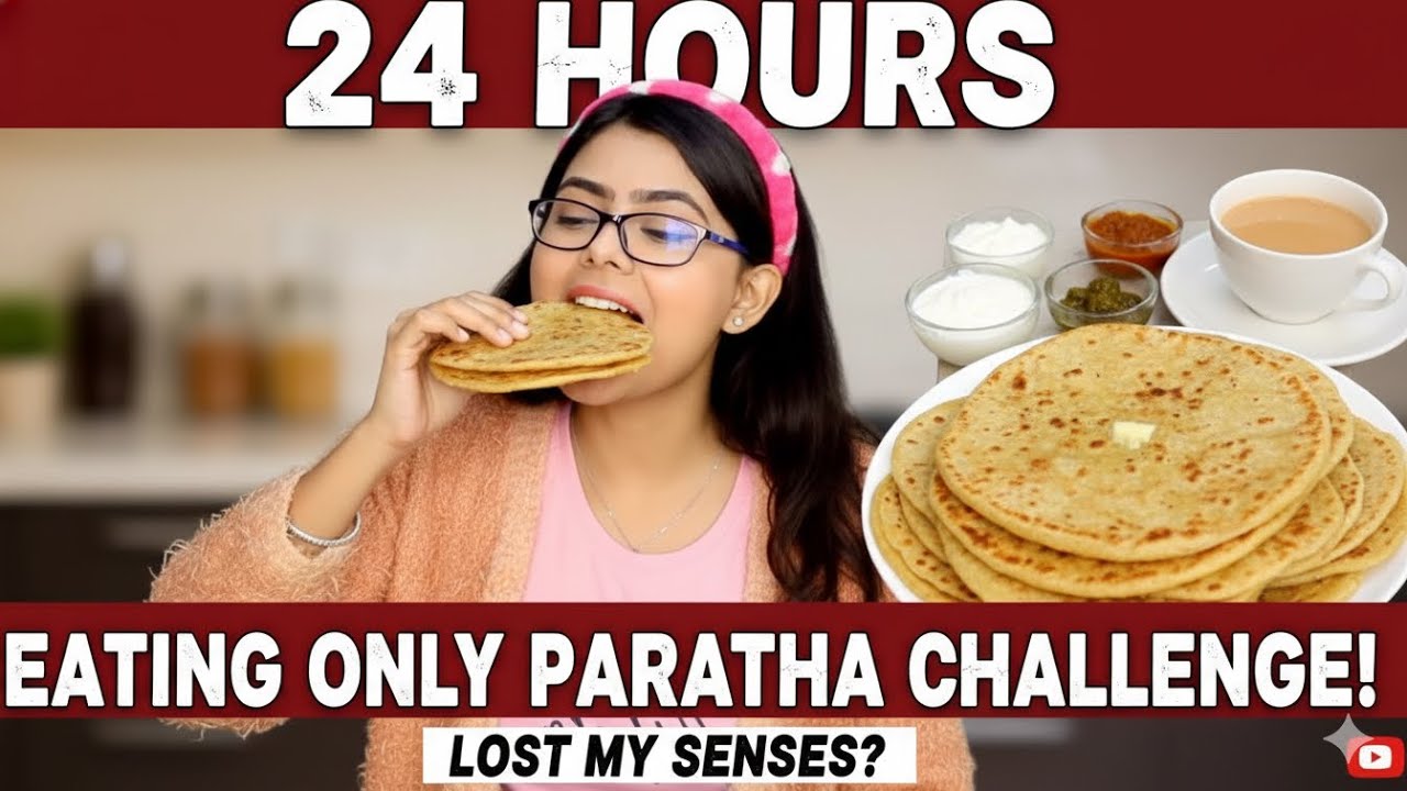 Eating Only Paratha🫓🧿For 24 Hours@ShivShiv1111 @WanderersHub @AayushSapra @nilanjanadhar #food  