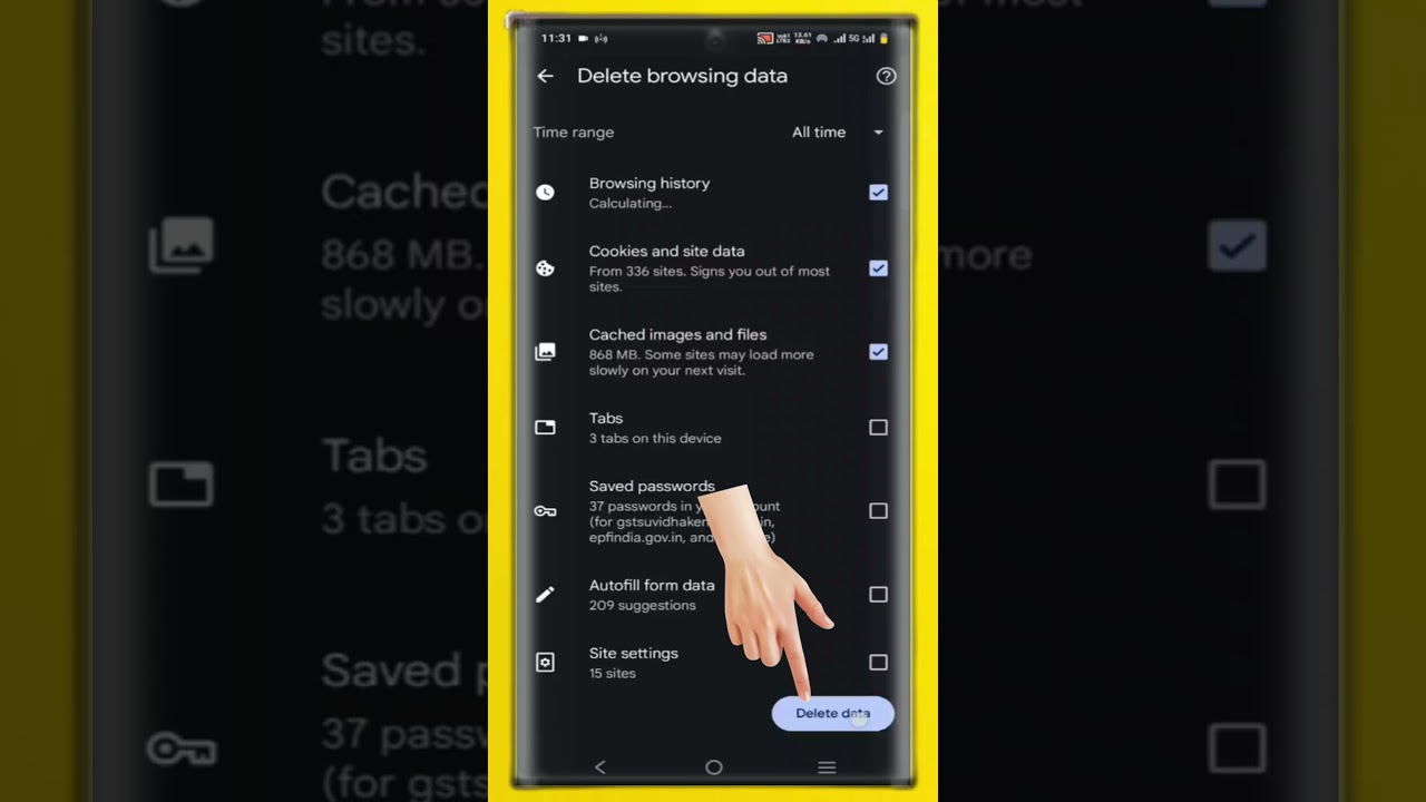 Chrome ki History kaise Delete kare mobile, How to Delete Google Chrome History in Hindi