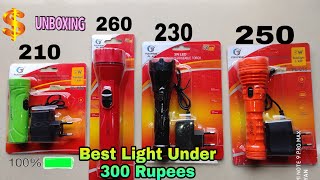 Best pocket torch and emergency light under 300 rupeesLight model PL-006/PL-008/PL-010/PL-015 Unb