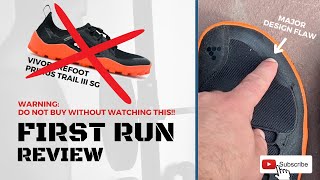 VivoBarefoot Primus Trail III SG | First Run Review (watch this BEFORE you buy!!) screenshot 1