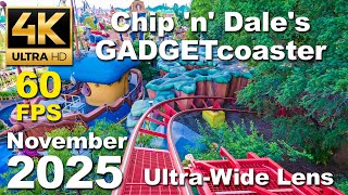 Chip 'n' Dale's GADGETcoaster [4K/60fps] - Disneyland Park (Anaheim, California)