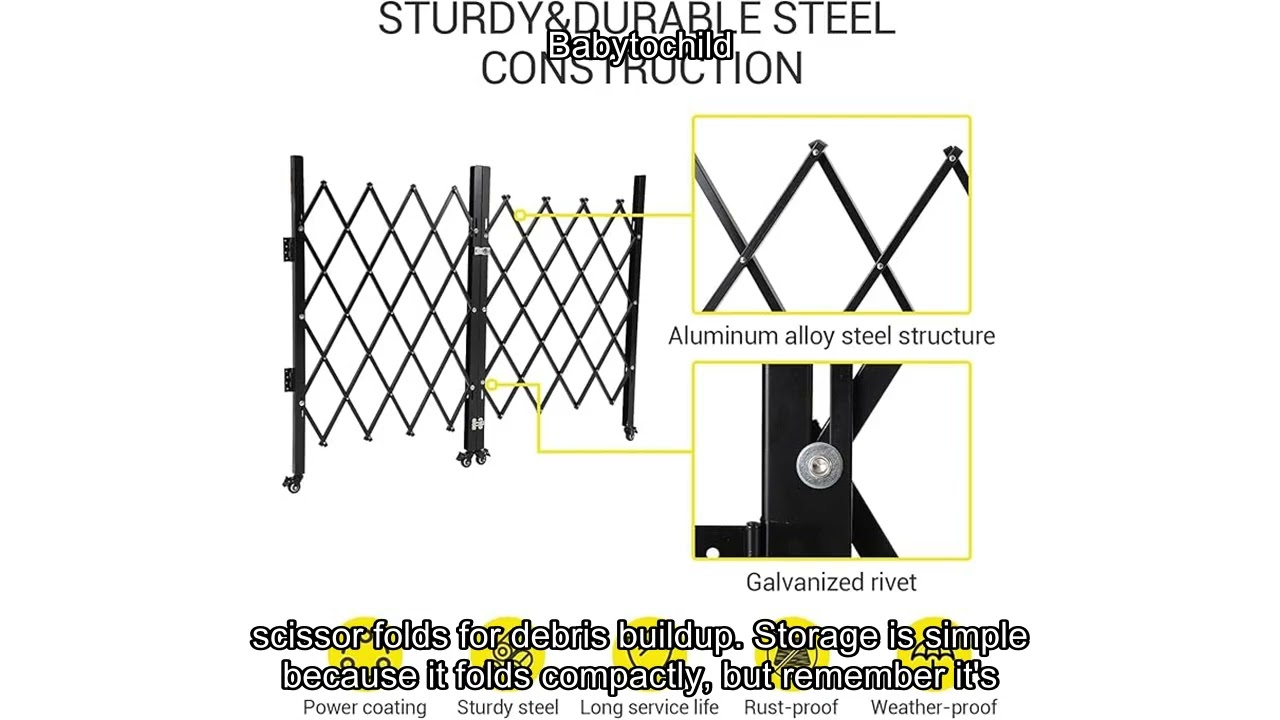 Heavy-Duty Folding Security Gate Review That Could Change How You Childproof Your Home.