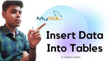 How to insert data into a table in MySQL in Hindi - 5 | MySQL Tutorial for beginners in hindi #sql