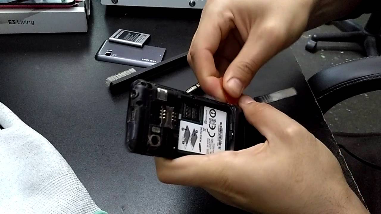 Samsung S7230E wave 723 disassembly teardown how to - YouTube