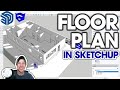 Getting started with sketchup pro for beginners 5  floor plan