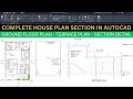 Building Cross Section | How to Draw Cross Section Autocad | Autocad Cross Section Drawing  [HINDI]