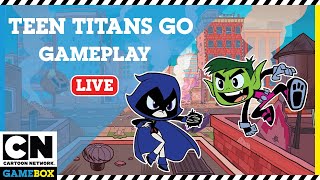 🔴 Live - Teen Titans Go Marathon | Watch the best games with Robin, Raven, Starfire | CN GameBox screenshot 4
