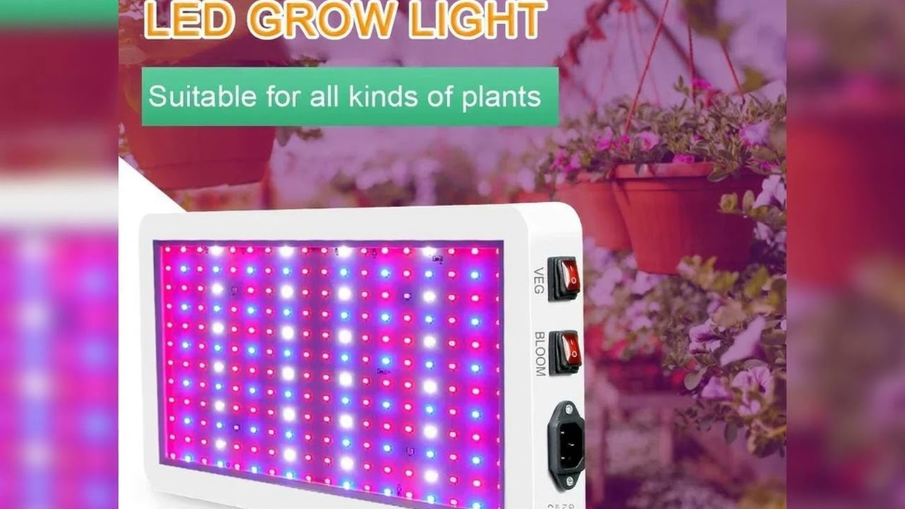 A must-have product!�2000W LED Grow Light for Indoor Plants 312 LEDs Full Spectrum Veg and Bloom D