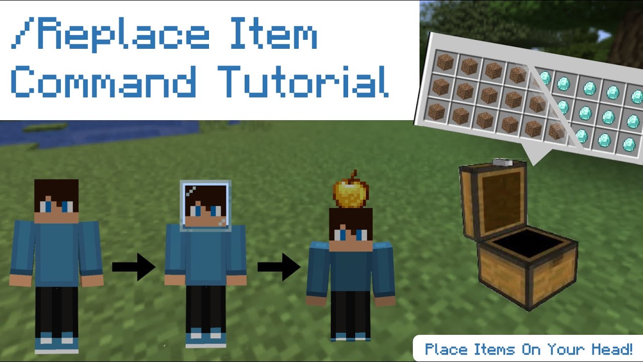 ️ How to Use Minecraft Replace Item command! Detailed Step By Step