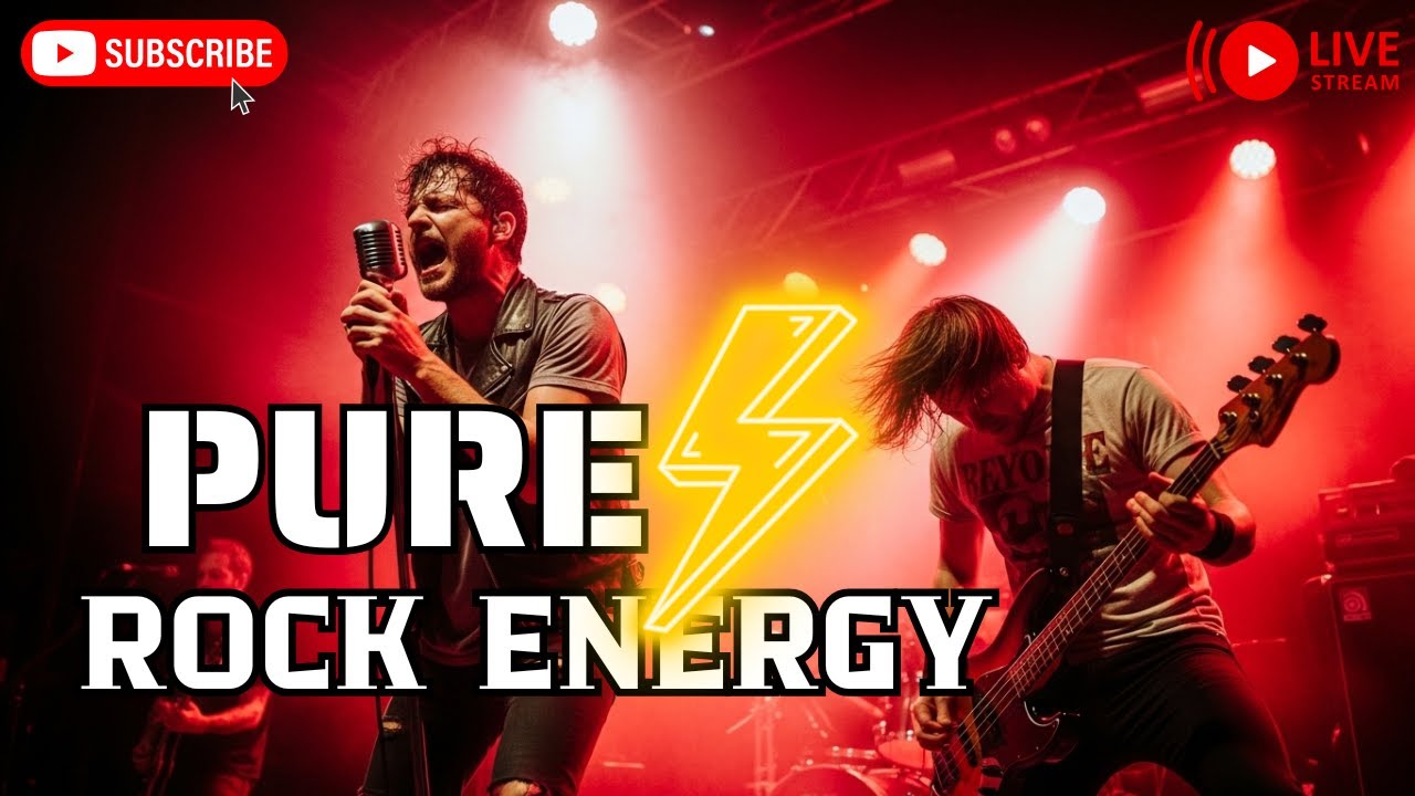 🎶 Real Rock & Roll Live | Wild Guitar Riffs & Thunder Drum Beats