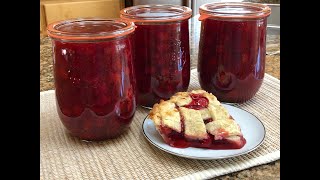 Water Bath Canning: Cherry Pie Filling