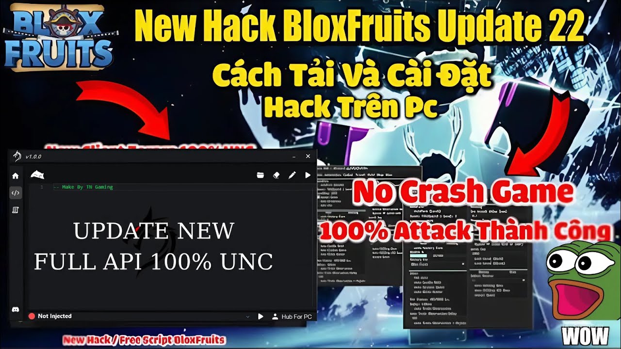 C ch hack blox fruit update 22 tr n m y t nh script quantum hub new