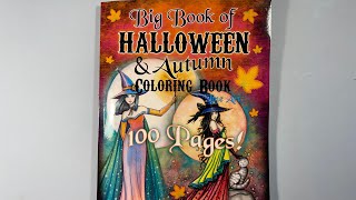 Flip Thru: Big Book of Halloween and Autumn Coloring Book by Molly Harrison