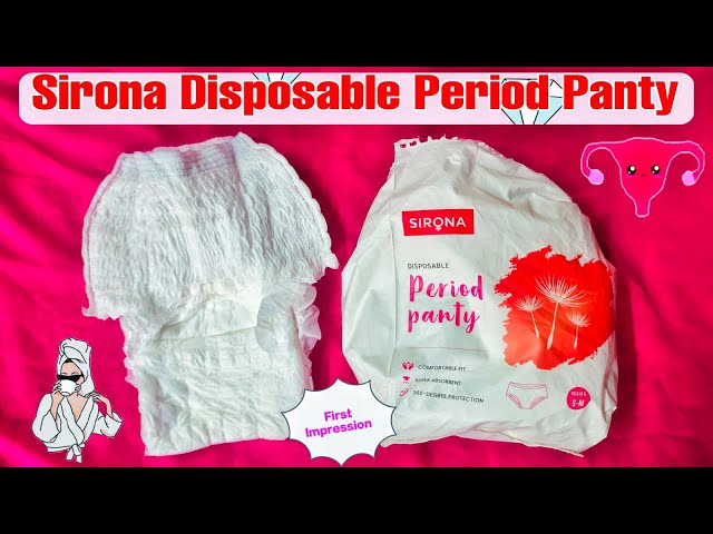 Sirona Disposable Period Panty *Unboxing & First Impression