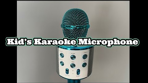 Kids Karaoke Wireless Bluetooth Microphone Toy Gift Fun Honest Review