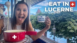Lucerne Food Tour | Where to Eat In Lucerne, Switzerland | Swiss Fondue, Chocolate, Cheese & More!