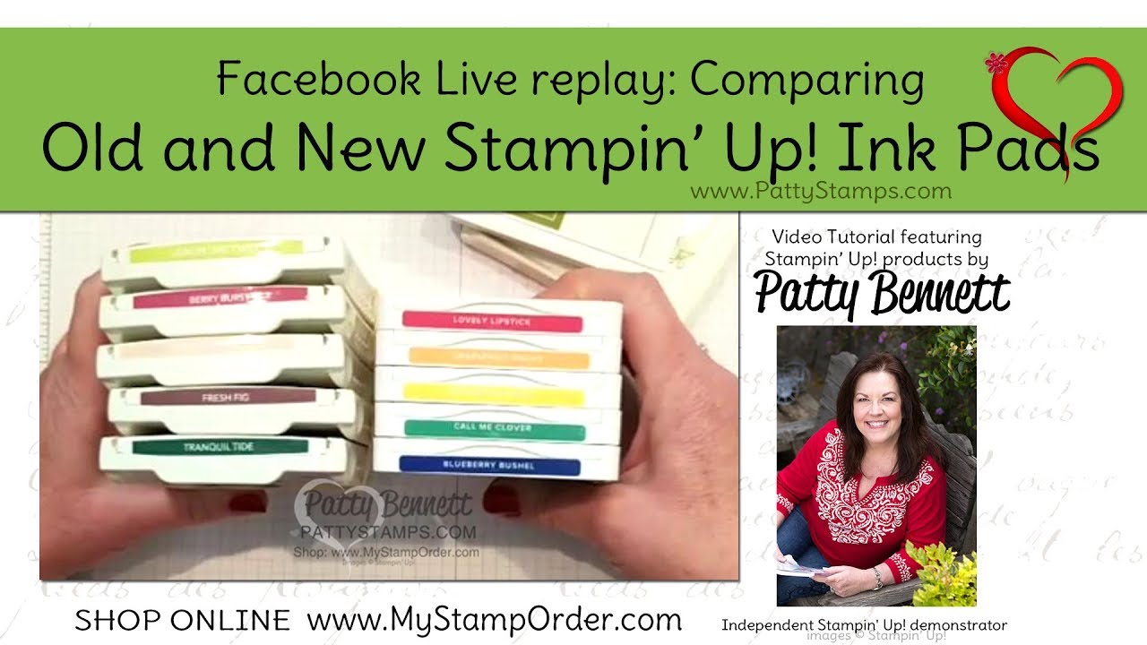 Replay! Retiring and New Stampin' UP! colors video - Patty Stamps