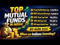 Top 10 Indian Mutual Funds by AUM March 2026