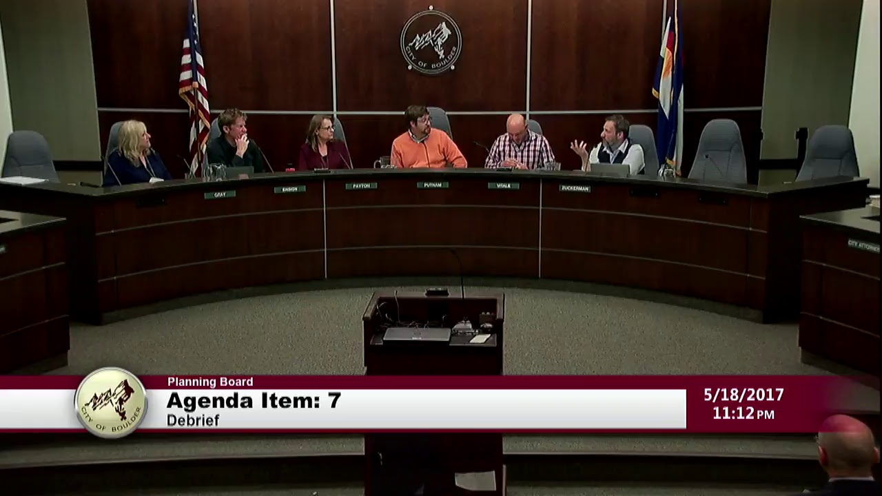 Boulder Planning Board 051817 YouTube