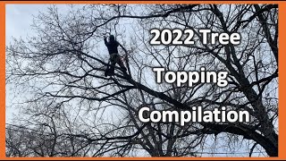 2022 Tree Topping Compilation | Jakes Tree Service